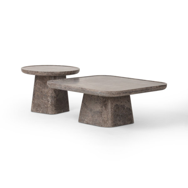 Four Hands Zane Marble Nesting Coffee Table | Perigold